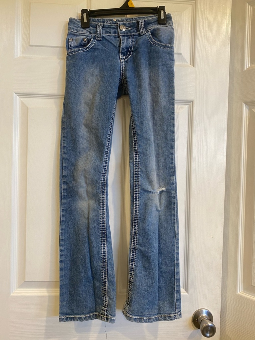 Rodeo girl Light Blue Girls' Flared Jeans - Stretch Denim